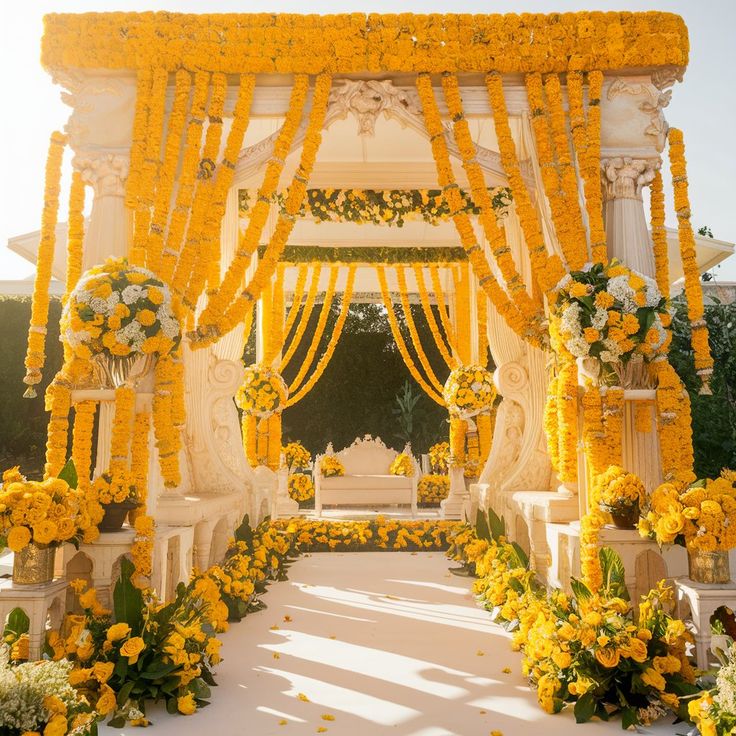 Haldi ceremony decoration